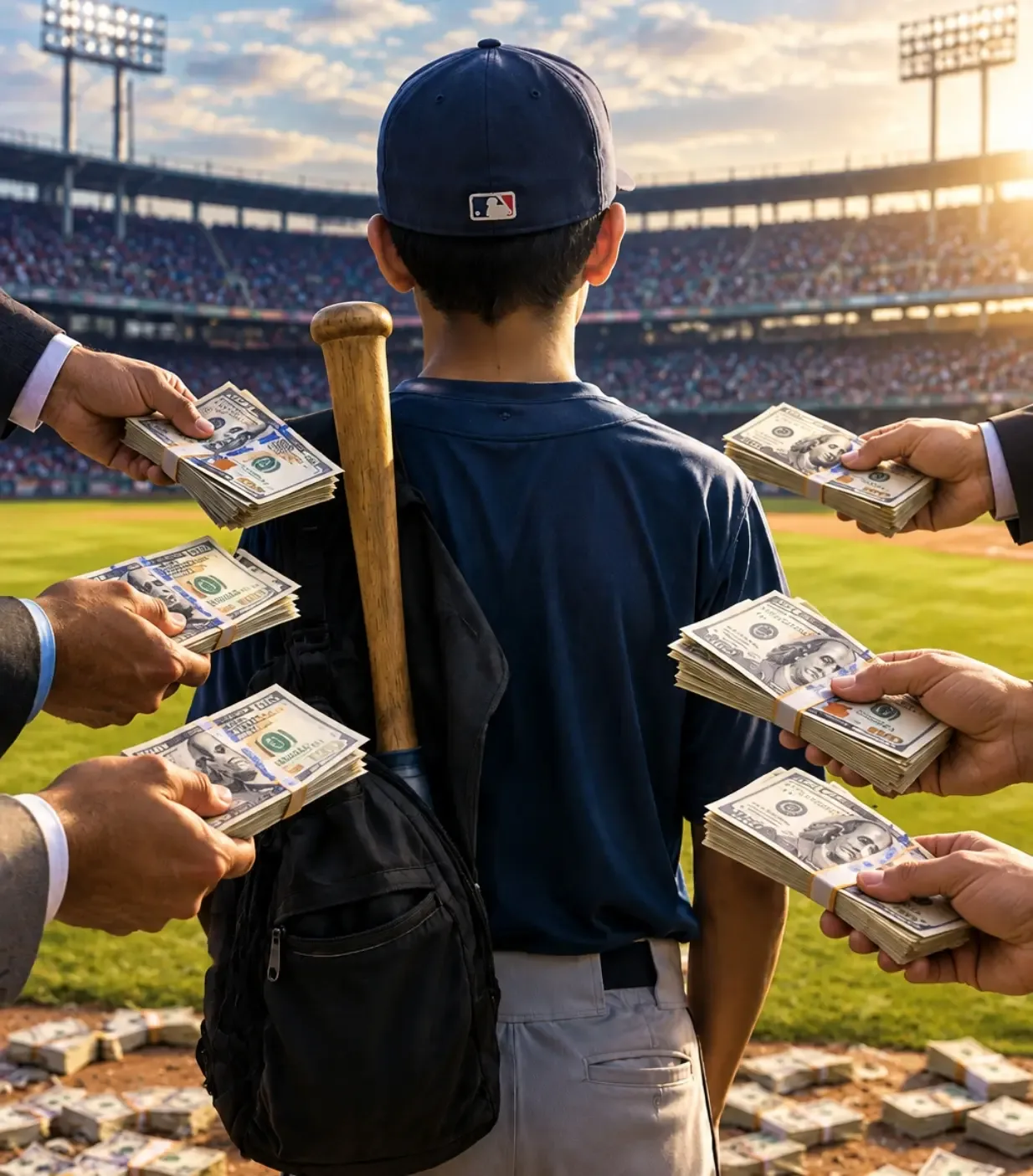 Padres de prospectos de MLB generan presión financiera tras preacuerdos