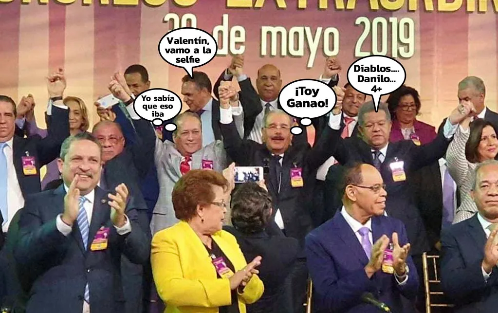 Danilo Medina y Johnny Pujols lideran asamblea del PLD en Hermanas Mirabal