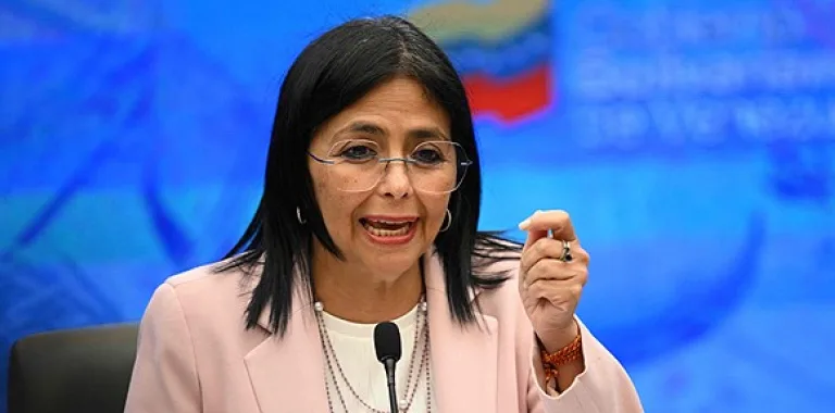 Delcy Rodríguez denuncia presunto sabotaje al sistema eléctrico venezolano