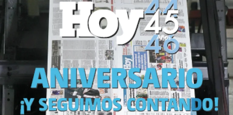 El periódico Hoy celebra 45 años de periodismo comprometido con la verdad