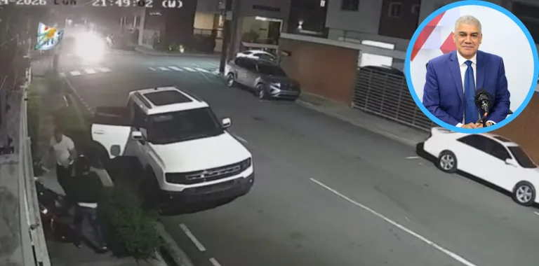 Comunicador Holi Matos enfrenta a ladrón y protege cartera de su esposa en Evaristo Morales