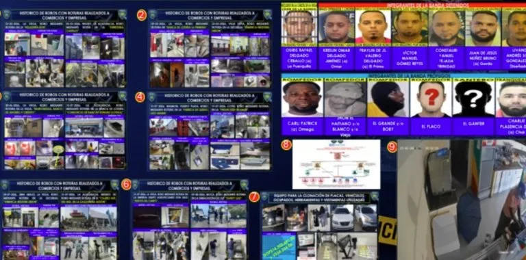 Siete detenidos por presunta red de robos mediante roturas en establecimientos