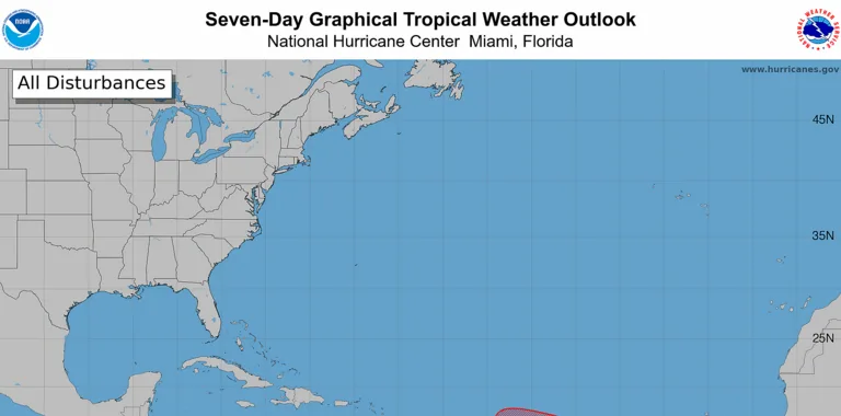 Tormenta tropical Dolly se forma en el Atlántico y avanza hacia las Antillas Menores