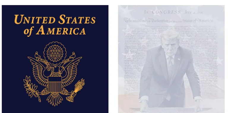 Estados Unidos lanza pasaporte conmemorativo con imagen de Donald Trump para el 250 aniversario de la Independencia