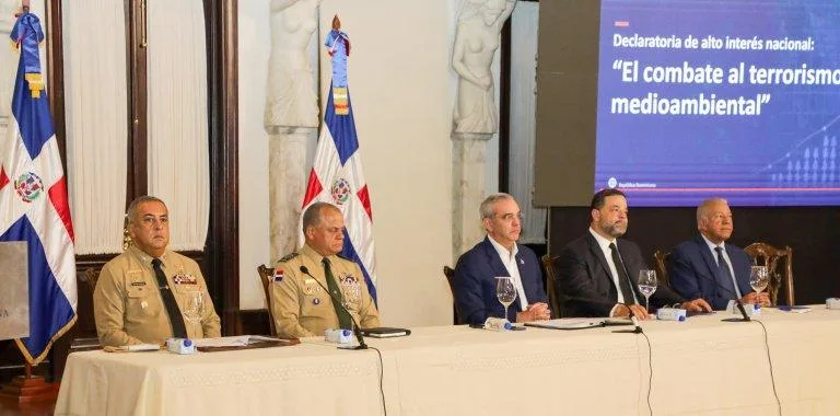 Gobierno dominicano declara alto interés nacional el combate al terrorismo medioambiental