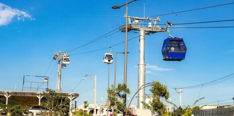 Línea 2 del Teleférico Los Alcarrizos suspende operaciones por mantenimiento preventivo