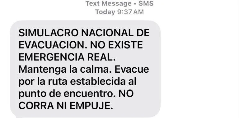 Simulacro Nacional por Terremoto: Alerta en celulares dominicanos activa protocolos de evacuación