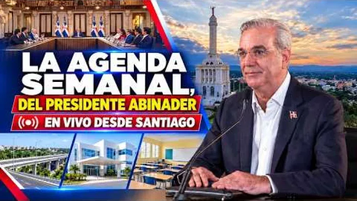 Presidente Abinader traslada su agenda oficial a Santiago por tres días
