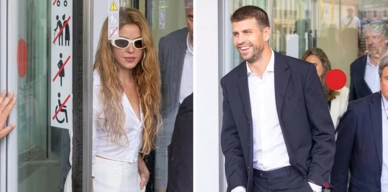 Shakira y Piqué comparecen en juicio por revisión del régimen de visitas de sus hijos