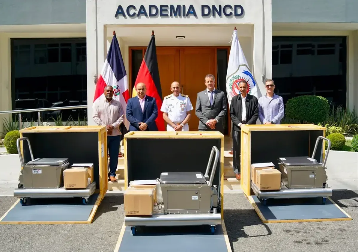 Alemania dona estaciones forenses a República Dominicana para combatir narcotráfico