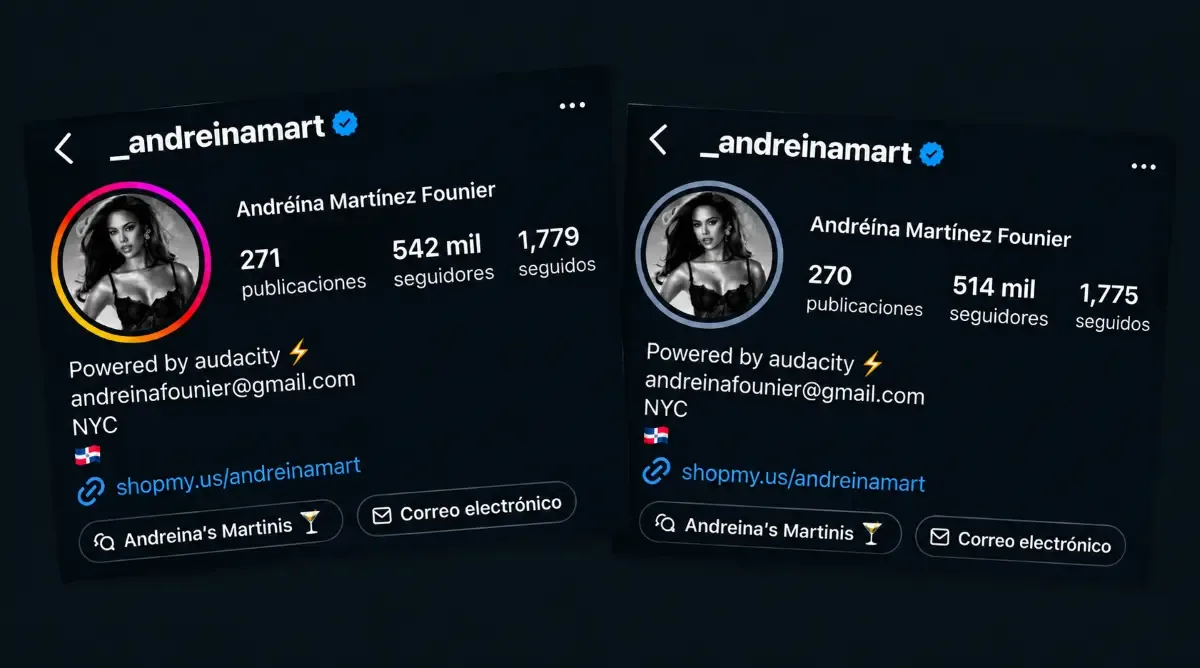 Andreína Martínez gana 28 mil seguidores tras su participación en el Victoria’s Secret Fashion Show 2026