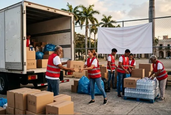 República Dominicana habilita centro de acopio en base naval para ayudar a damnificados del terremoto en Colombia