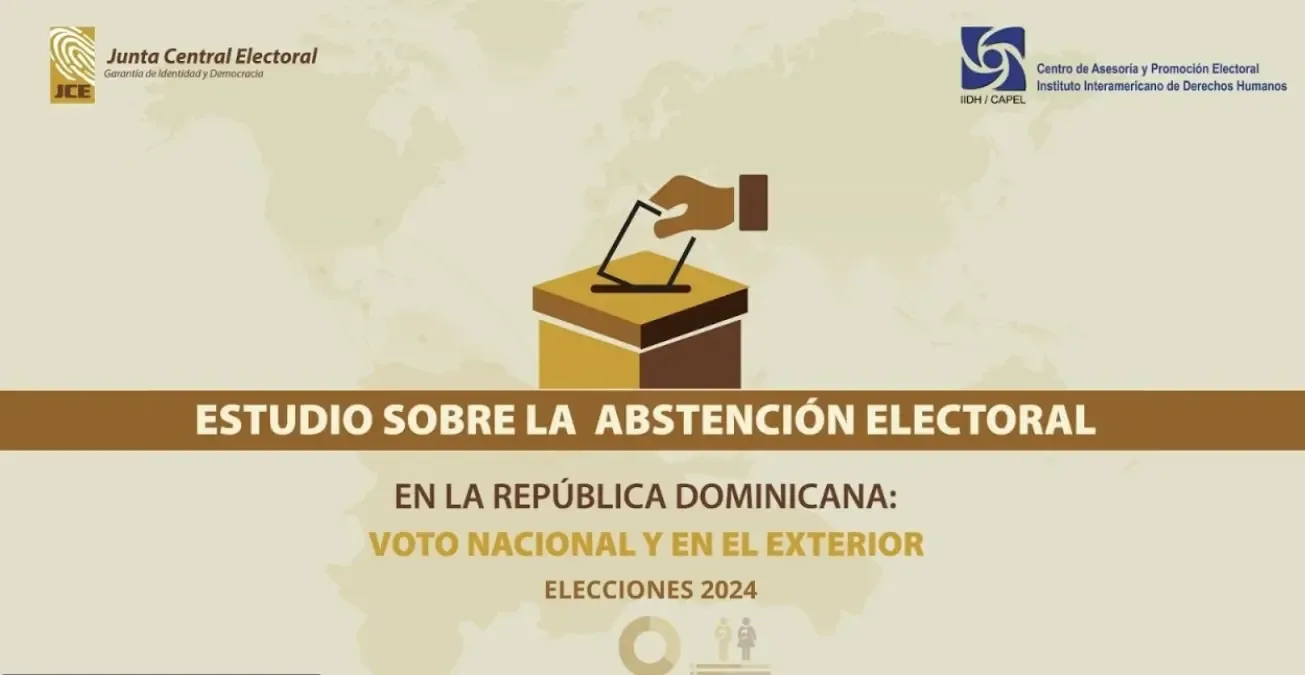 CAPEL presenta estudio sobre abstención electoral en RD: análisis nacional y en el exterior