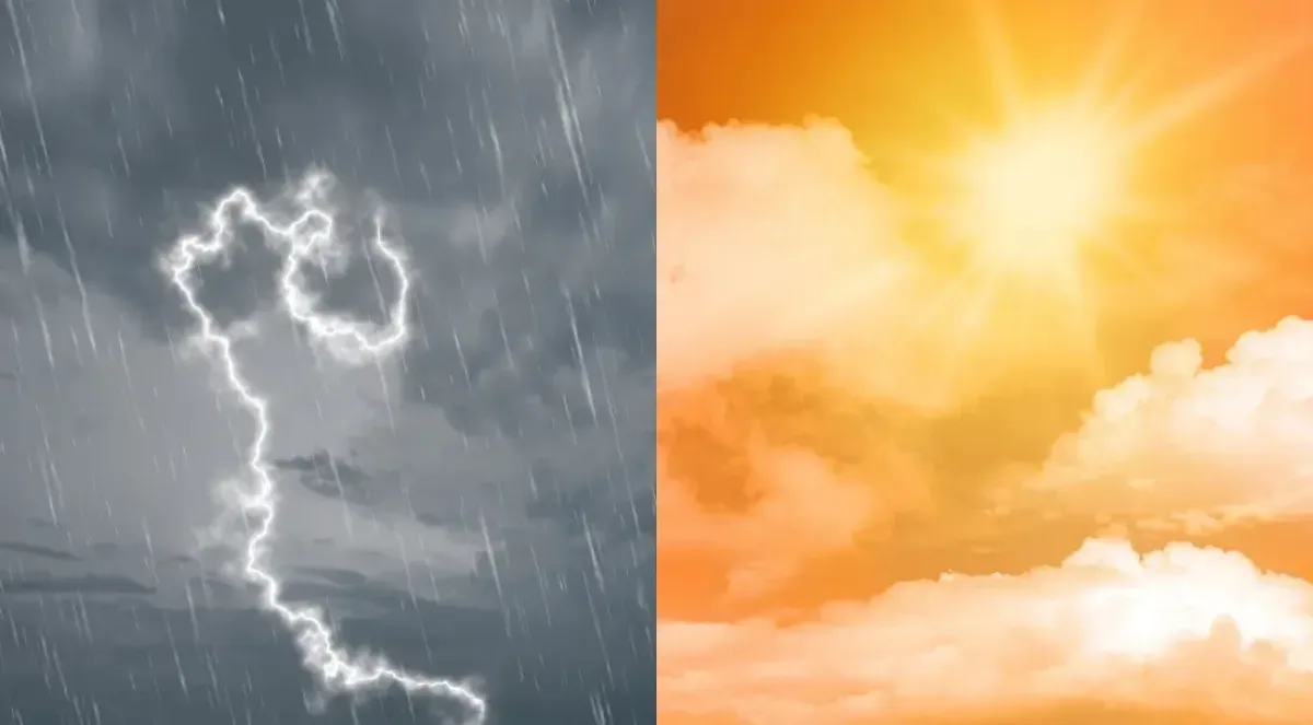 Indomet pronostica lluvias, tormentas y temperaturas de hasta 36°C para este miércoles