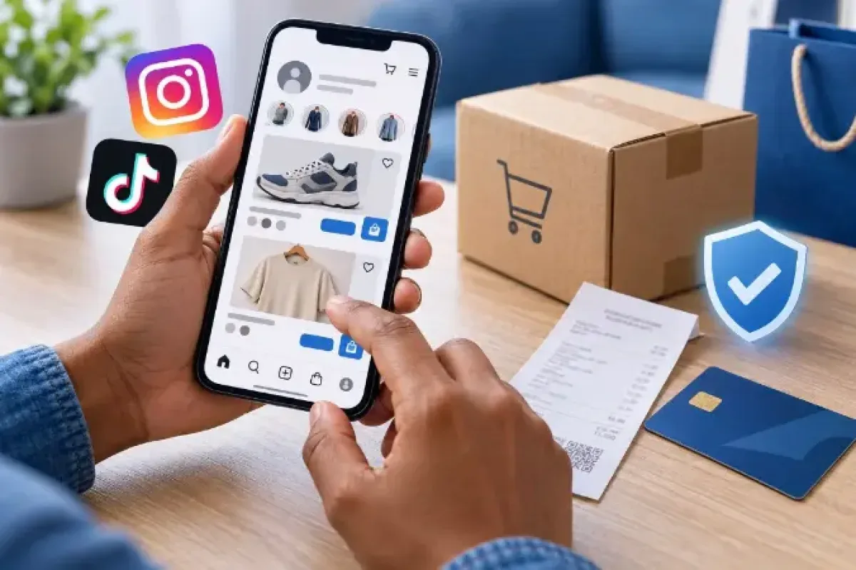 Guía para comprar en Instagram y TikTok: cómo verificar vendedores y reclamar