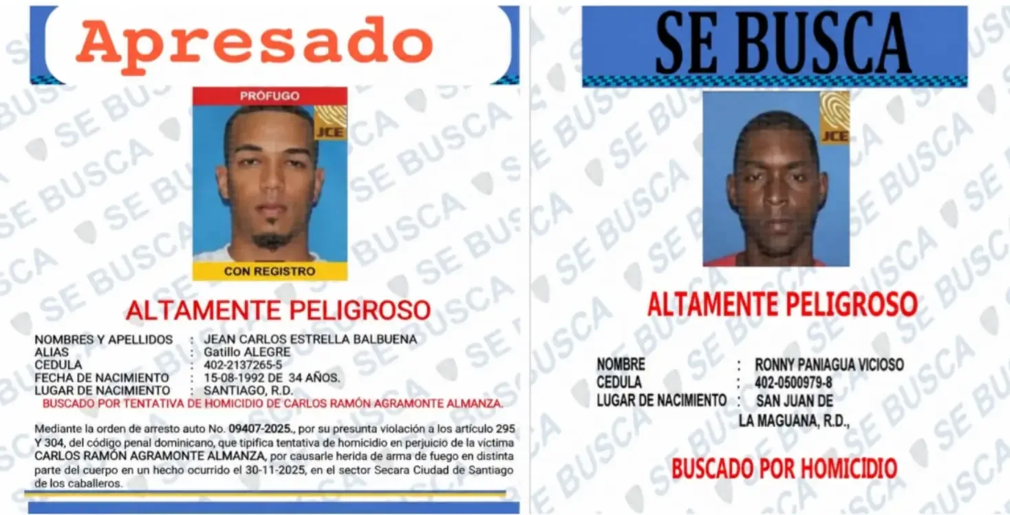 Dos prófugos se entregan voluntariamente por homicidio y tentativa de homicidio