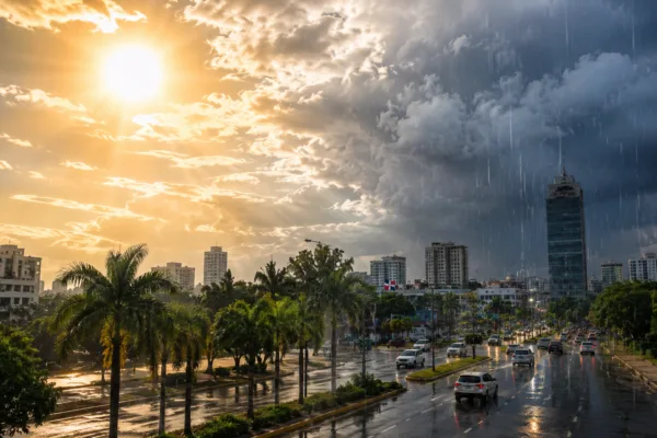 Chubascos aislados y calor sofocante dominarán el clima este domingo en República Dominicana