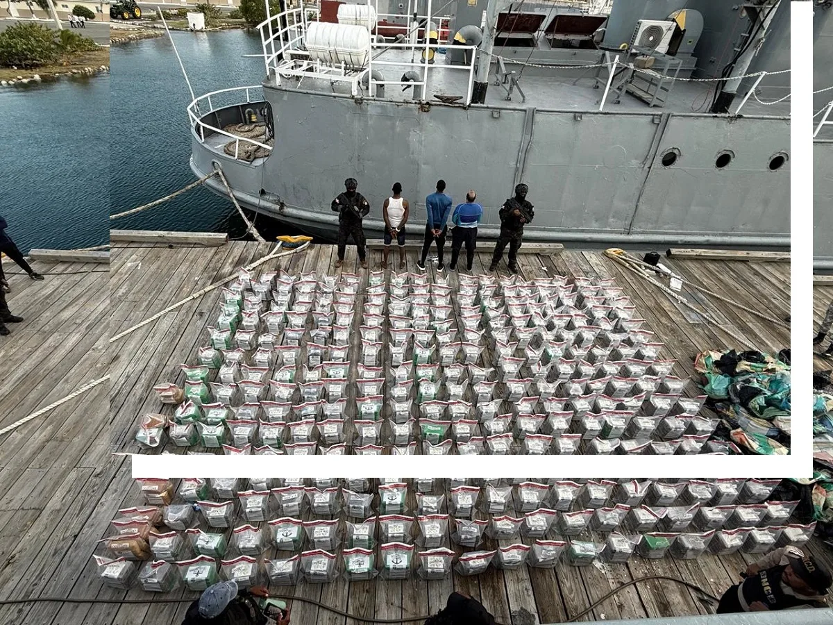 DNCD incauta 1,3 toneladas de presunta cocaína en operativo marítimo frente a Baní