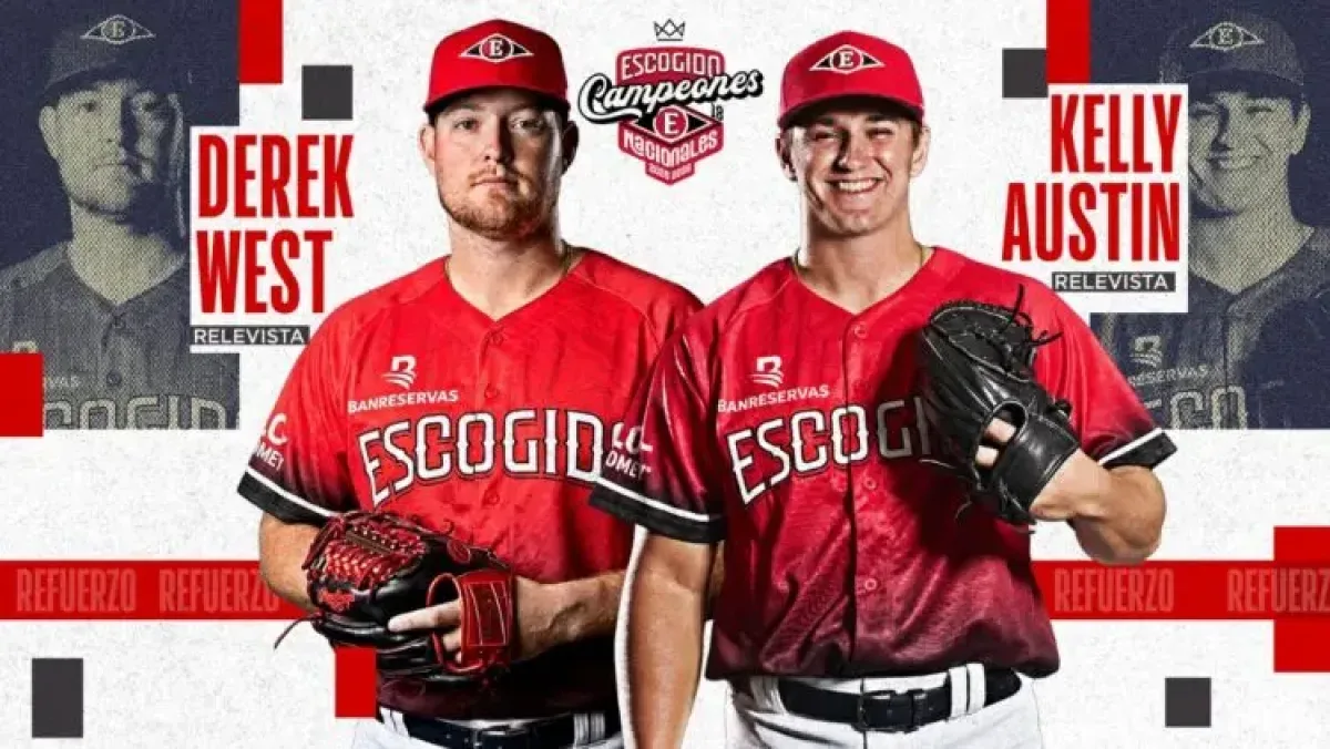 Los Leones del Escogido refuerzan su pitcheo con Derek West y Kelly Austin para 2026-27