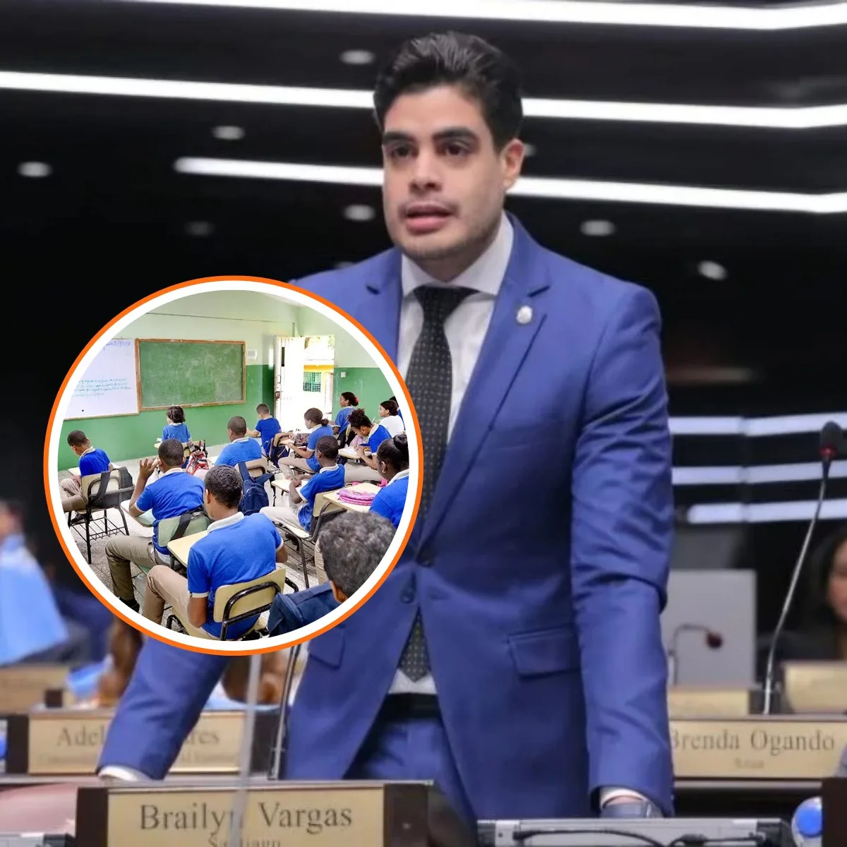 Bray Vargas reta a funcionarios a matricular hijos en escuelas públicas