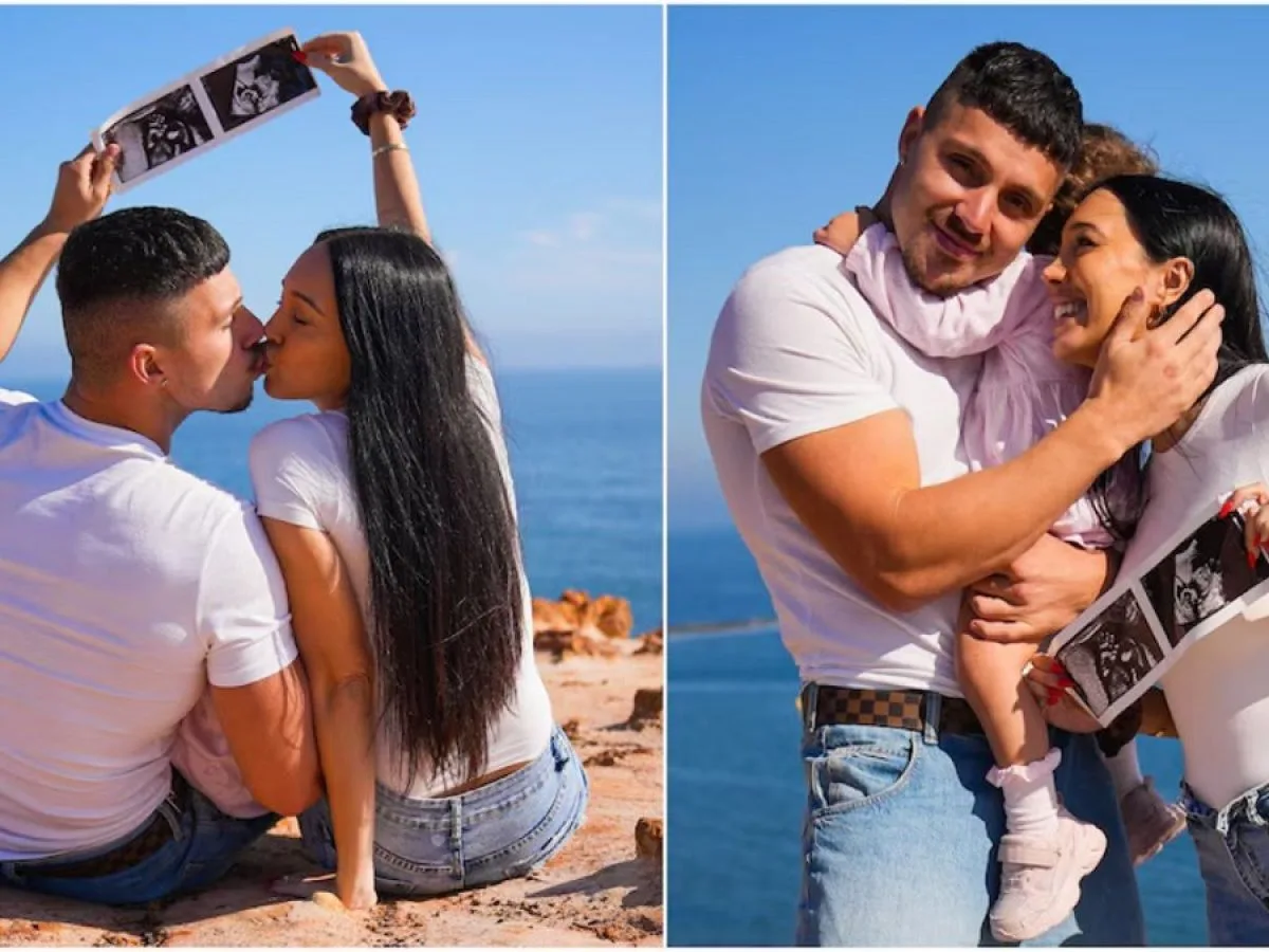 Creadora de contenido australiana anuncia segundo embarazo con su hermanastro