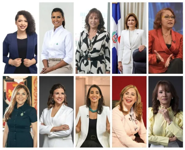 Mujeres con mayor liderazgo en los partidos políticos de República Dominicana