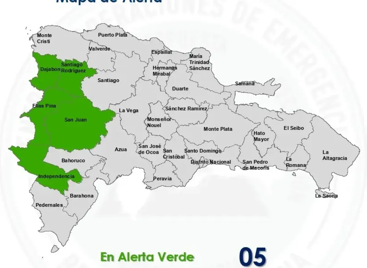 COE declara alerta verde en cinco provincias por riesgo de crecidas de ríos