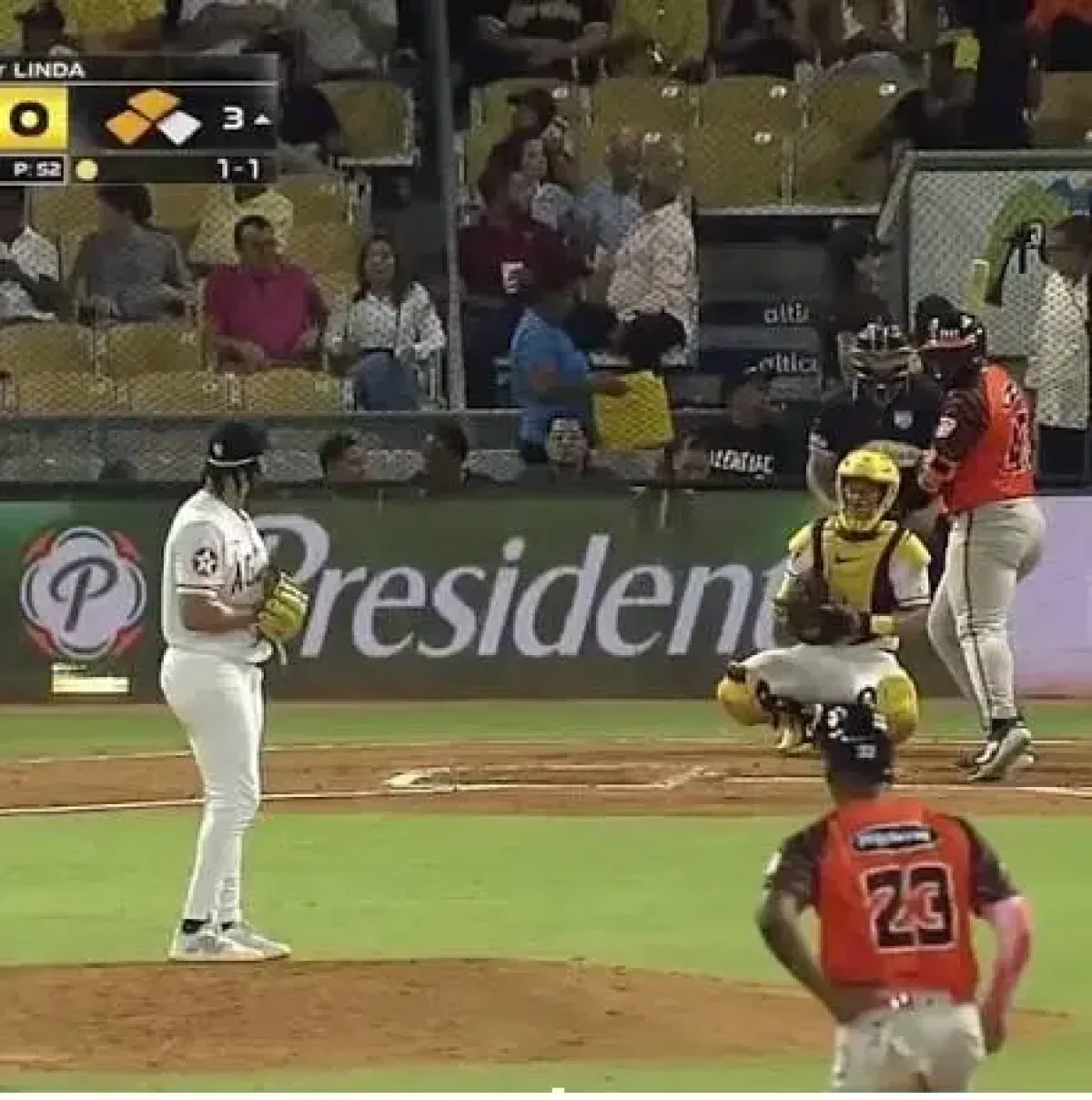 Toros del Este vencen 5-3 a Águilas Cibaeñas con sólido pitcheo y bateo oportuno