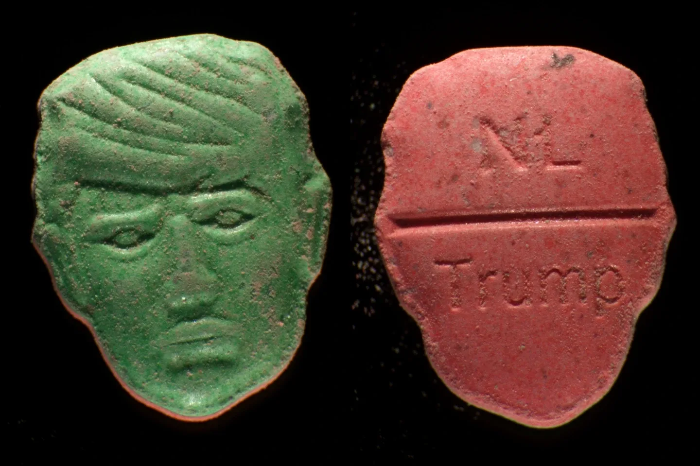 Instituto holandés advierte sobre pastillas de éxtasis con forma de Trump que contienen PMMA letal