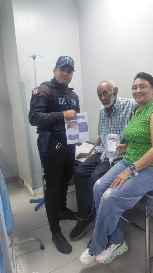 Policía localiza sano y salvo a hombre de 75 años con Alzheimer tras búsqueda ciudadana