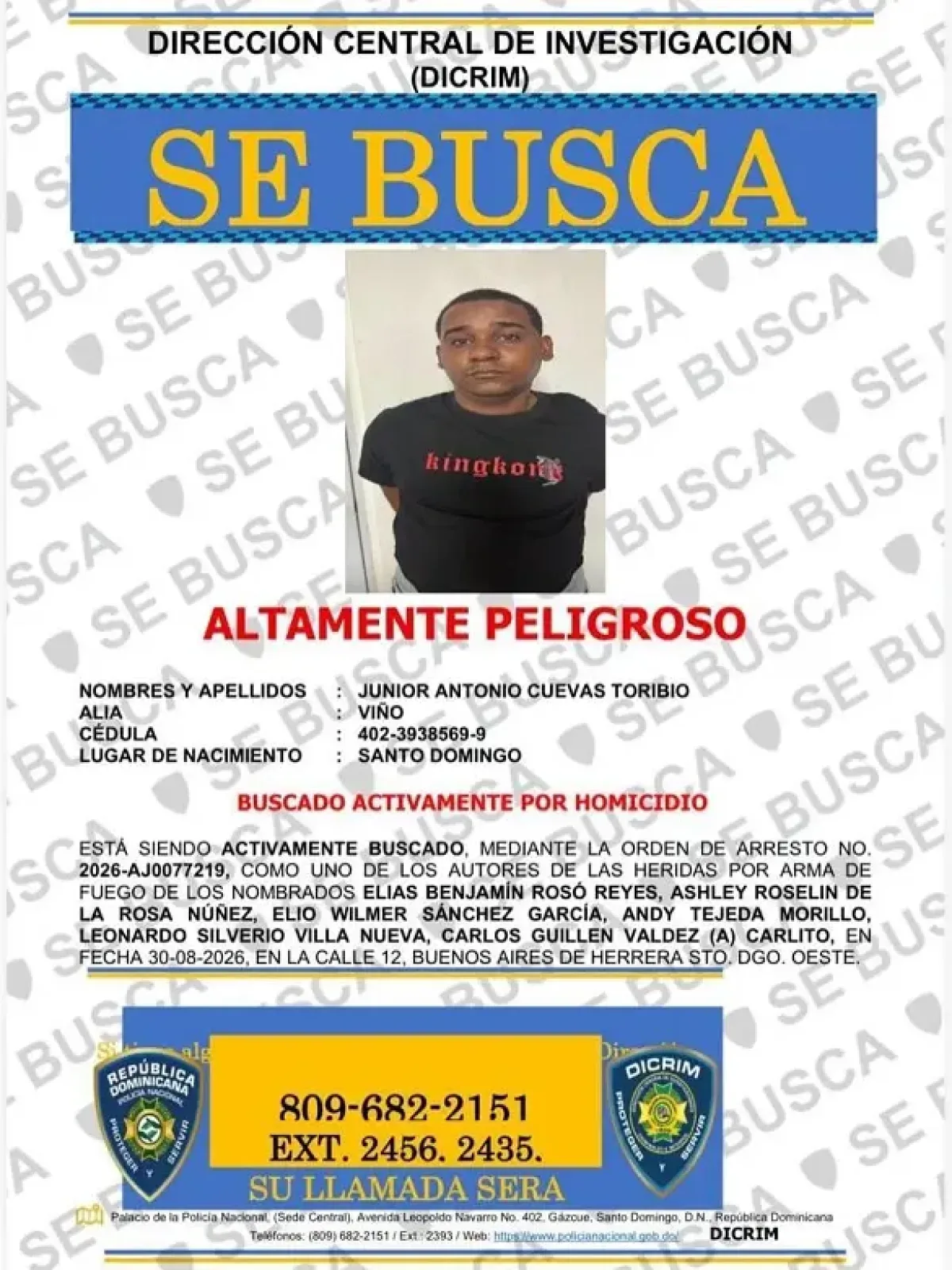 Dos presuntos delincuentes abatidos en Santo Domingo elevan a 40 muertes en enfrentamientos policiales