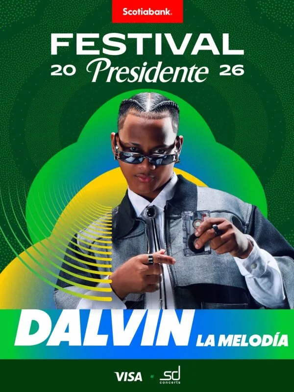 Dalvin La Melodía confirma participación en el Festival Presidente 2026