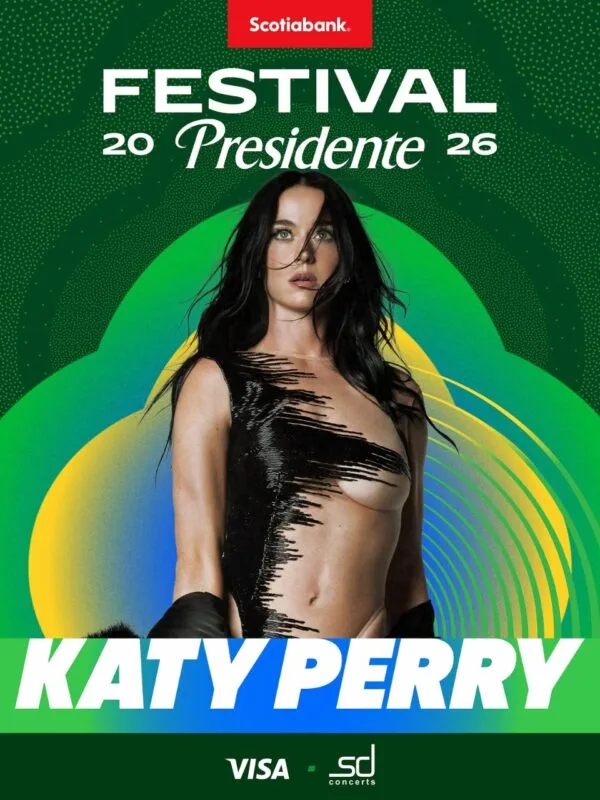 Katy Perry confirma participación en el Festival Presidente 2026 y anuncia preventa de boletas