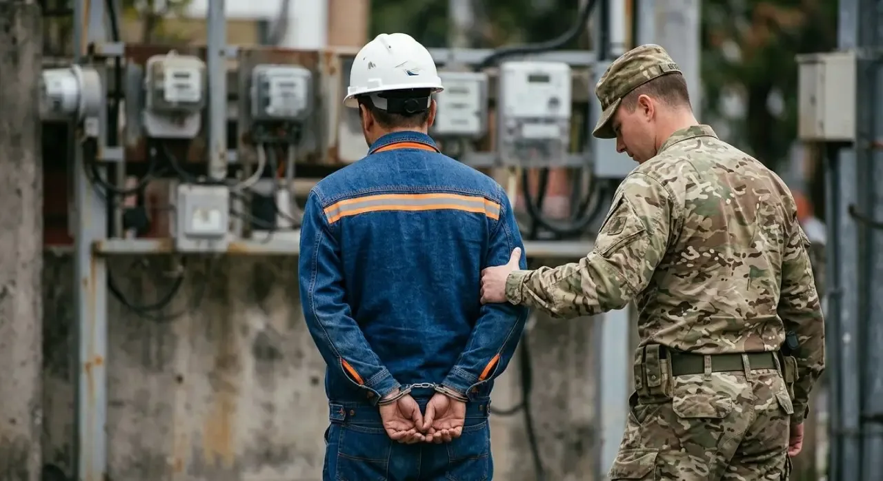 Técnico de empresa contratista detenido por conexión eléctrica irregular en Arroyo Hondo