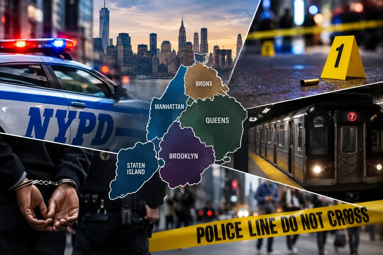 Nueva York registra múltiples incidentes violentos en una semana: apuñalamientos, tiroteos y atropellos