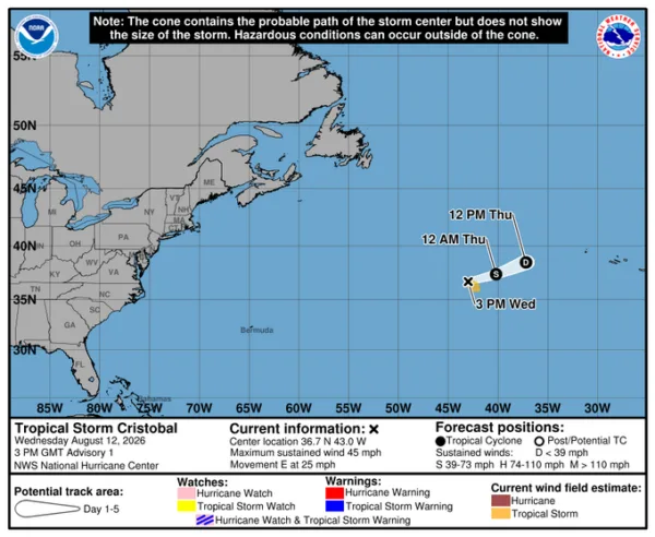 Tormenta Cristóbal no amenaza a República Dominicana; se monitorea sistema AL92