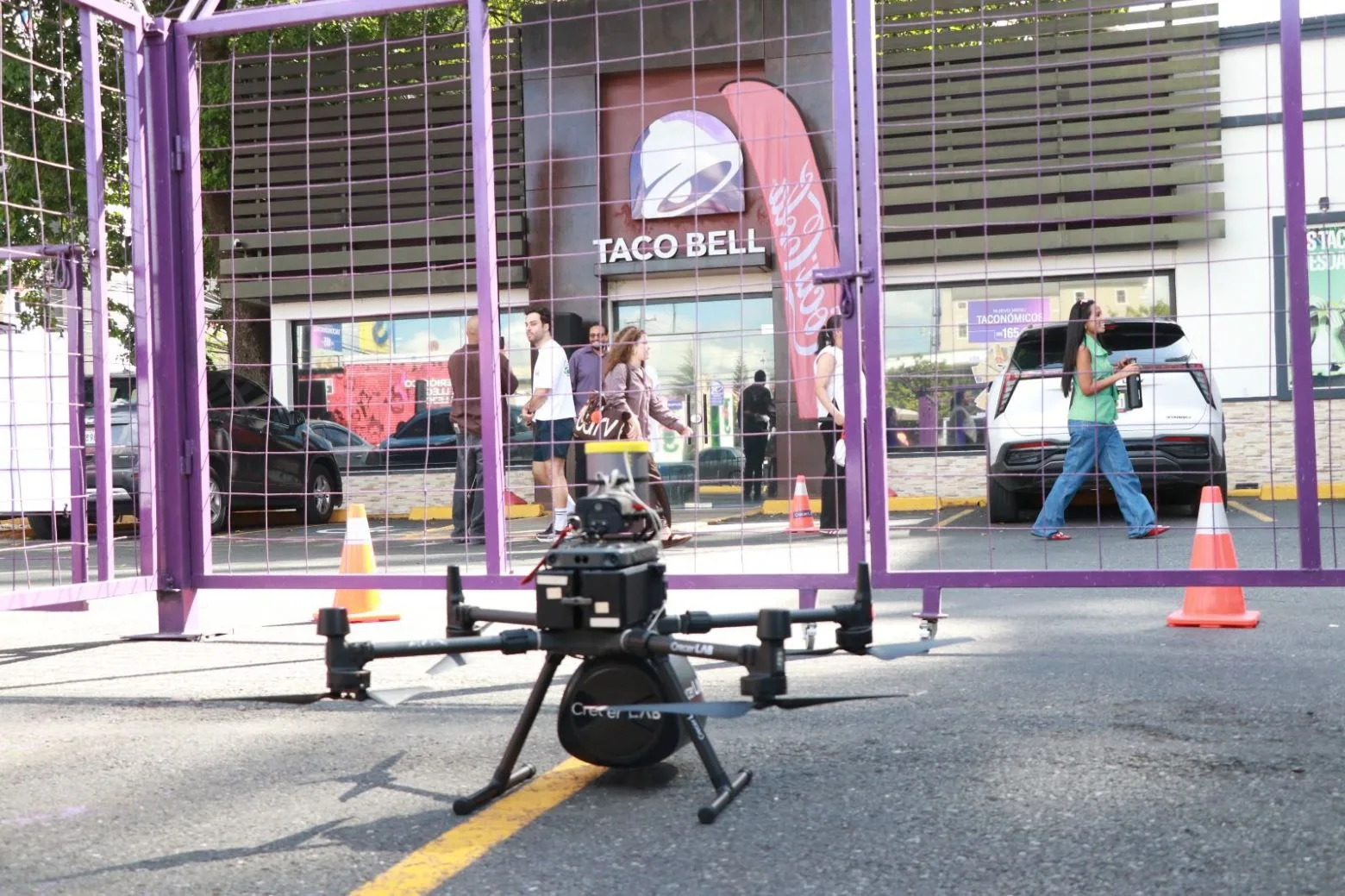 Taco Bell prueba delivery con drones en Santo Domingo, solo para empleados de CrecerLab