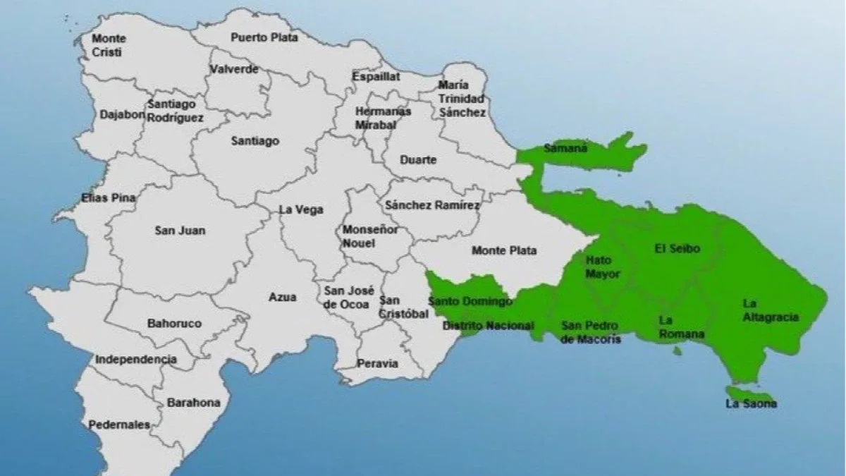 COE activa alerta verde en Gran Santo Domingo y seis provincias por onda tropical