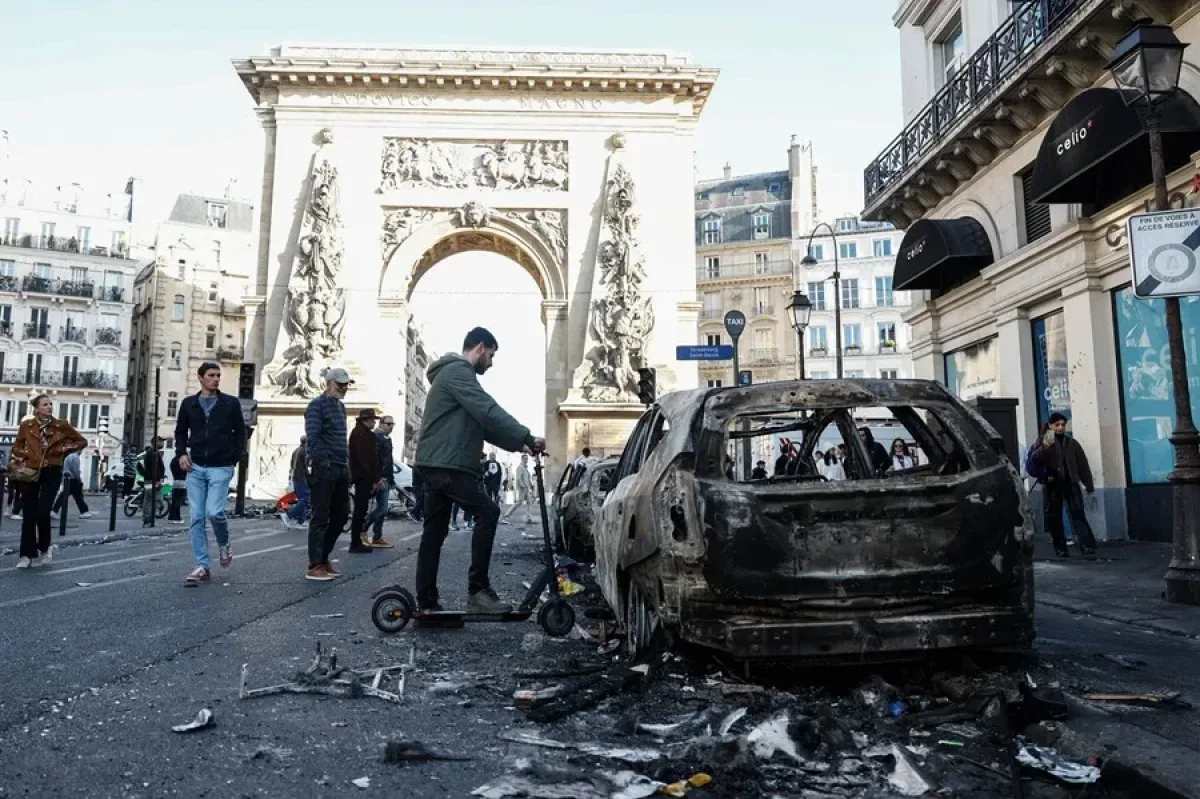 Protestas en Francia: 2.000 detenidos, 600 agentes heridos y daños millonarios