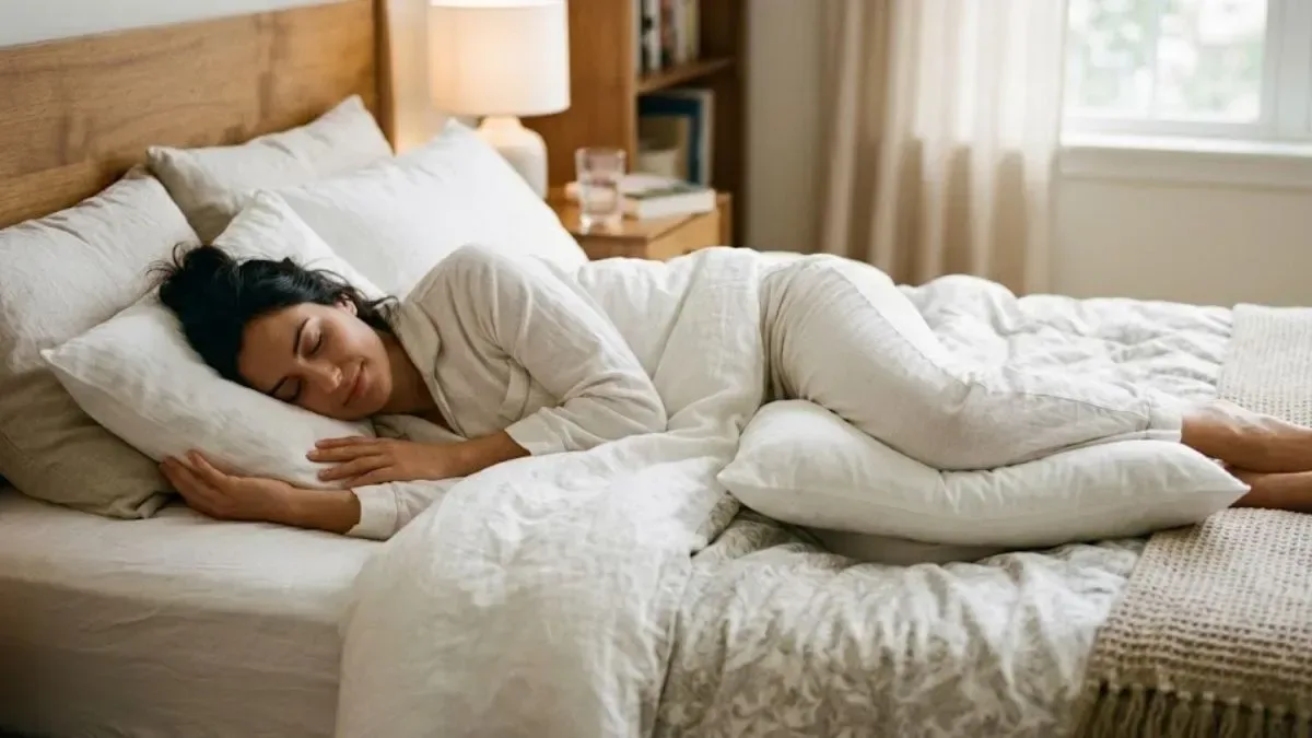 ¿Por qué dormir con una almohada entre las piernas mejora el descanso?