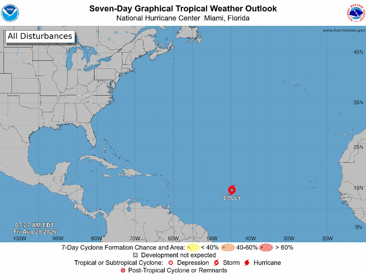 COE e Indomet convocan rueda de prensa por posible impacto de tormenta Dolly en RD